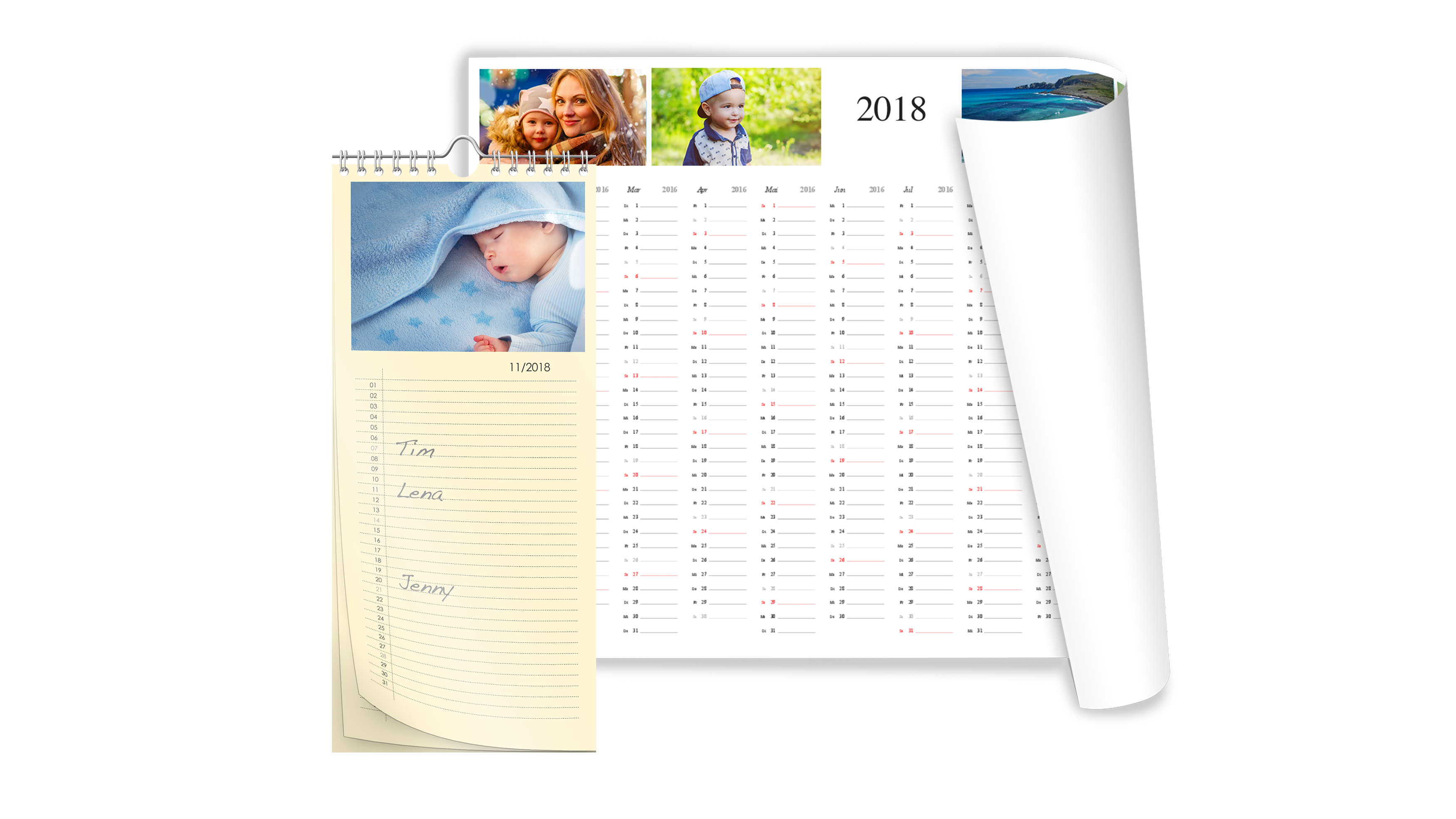 Pixum Kalender im A5 Format  Pixum