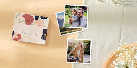 Photo Box with Square Prints