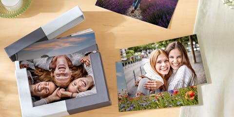 Cajas con fotos para guardar tus recuerdos