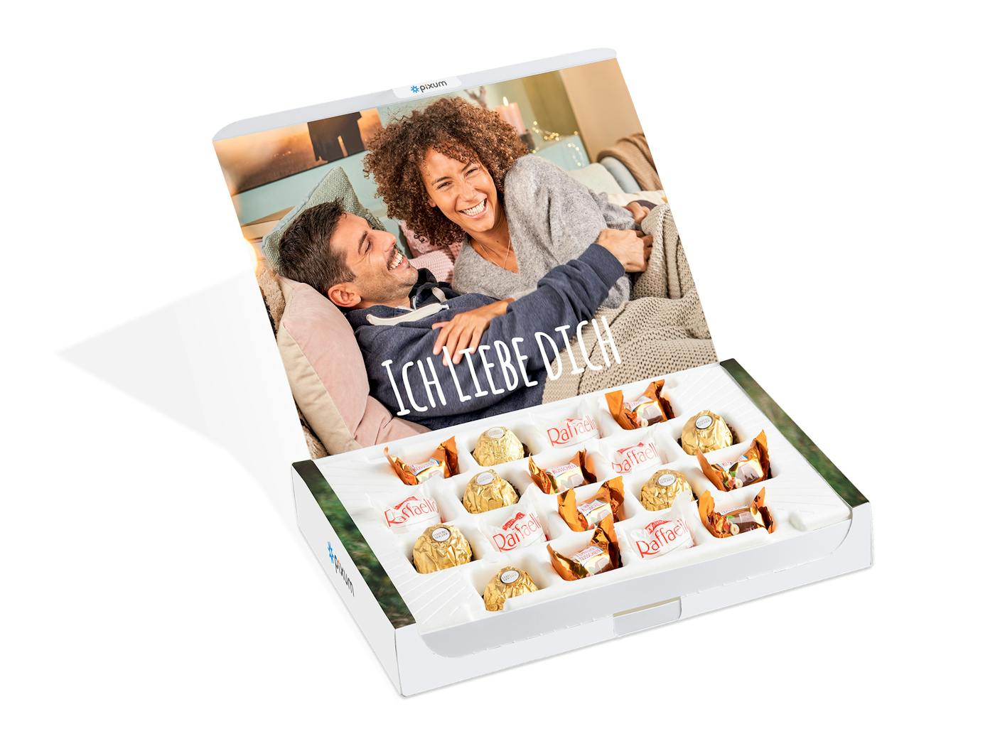 Foto-Geschenkbox mit Ferrero Pralinen