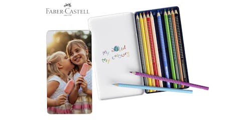 Crayons de couleur Faber-Castell (Boite de 12)