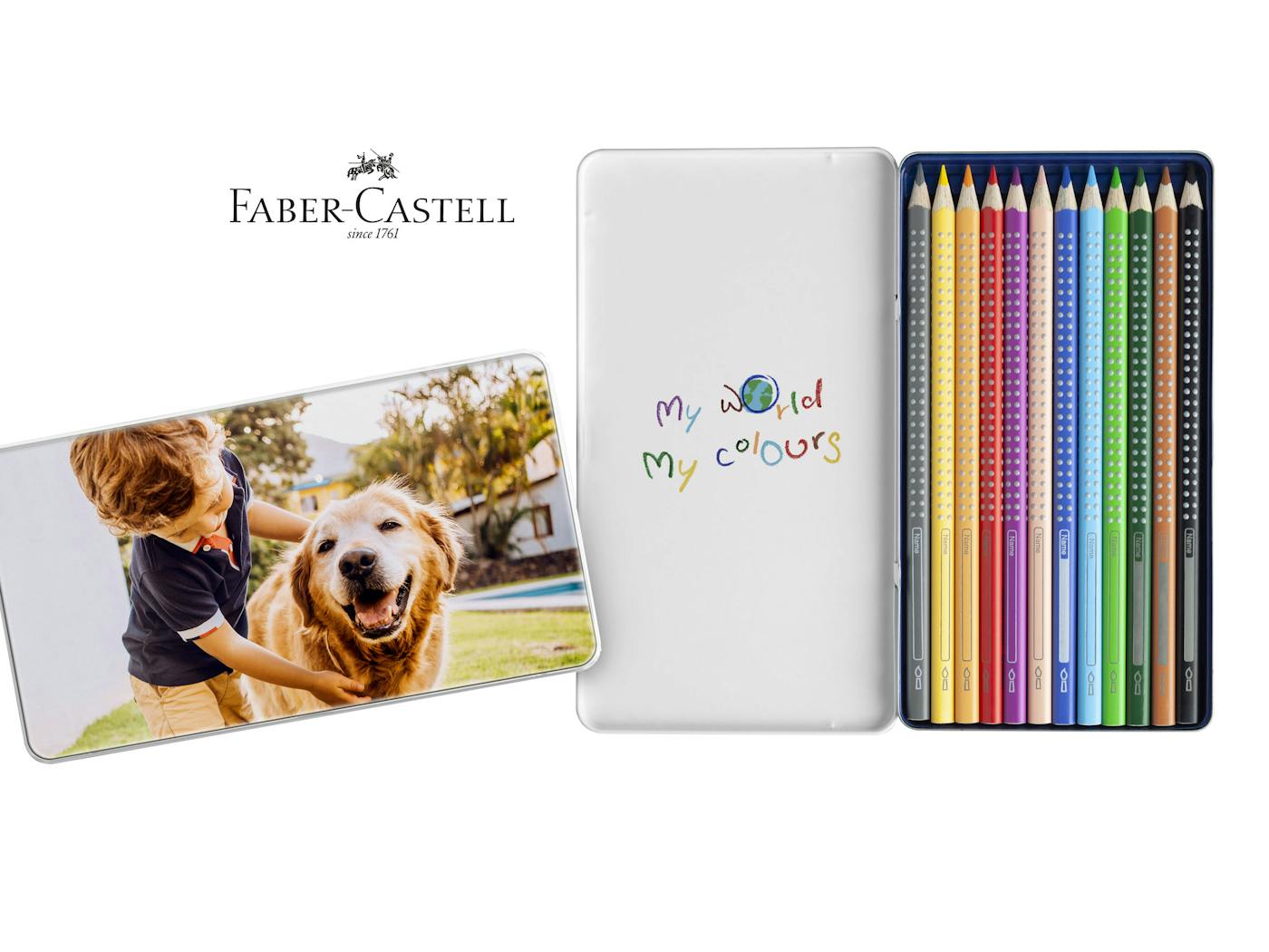 Personaliza tu estuche de lpices de colores Faber-Castell con tus fotos