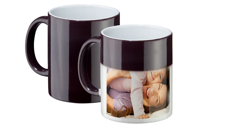 Zauber-Fototasse mit eigenem Foto