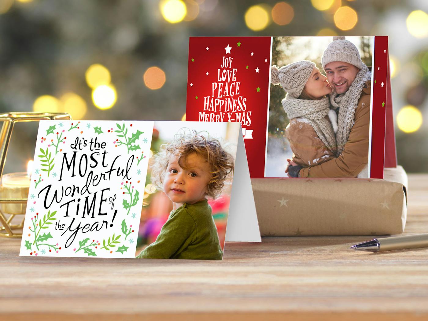 Enva tarjetas de Navidad personalizadas hechas por ti