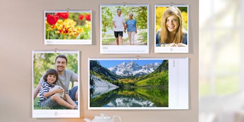 Be your most creative with a personalised Pixum Photo Calendar