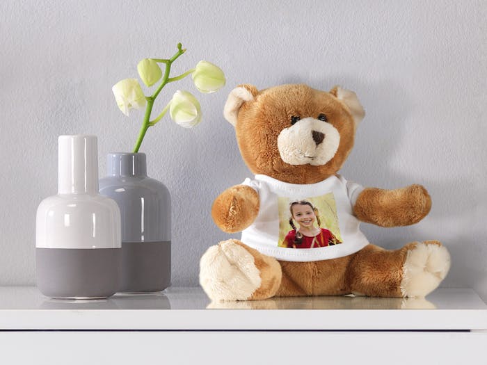 Oso de peluche personalizado con texto e imagen personalizada, oso de  peluche personalizado para familiares y amigos, regalos impresionantes para