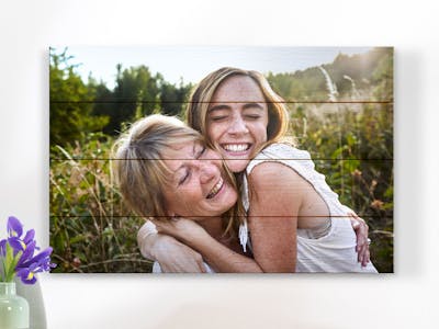 Foto Auf Holz Im Vintage Look Pixum