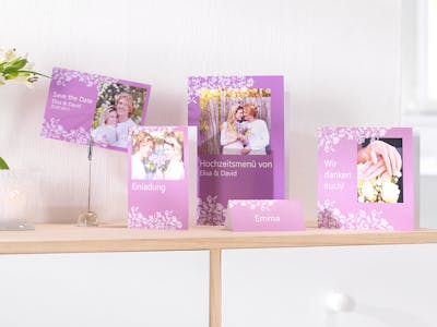 Alle kort med bare en bestilling: Pixum bryllupskort
