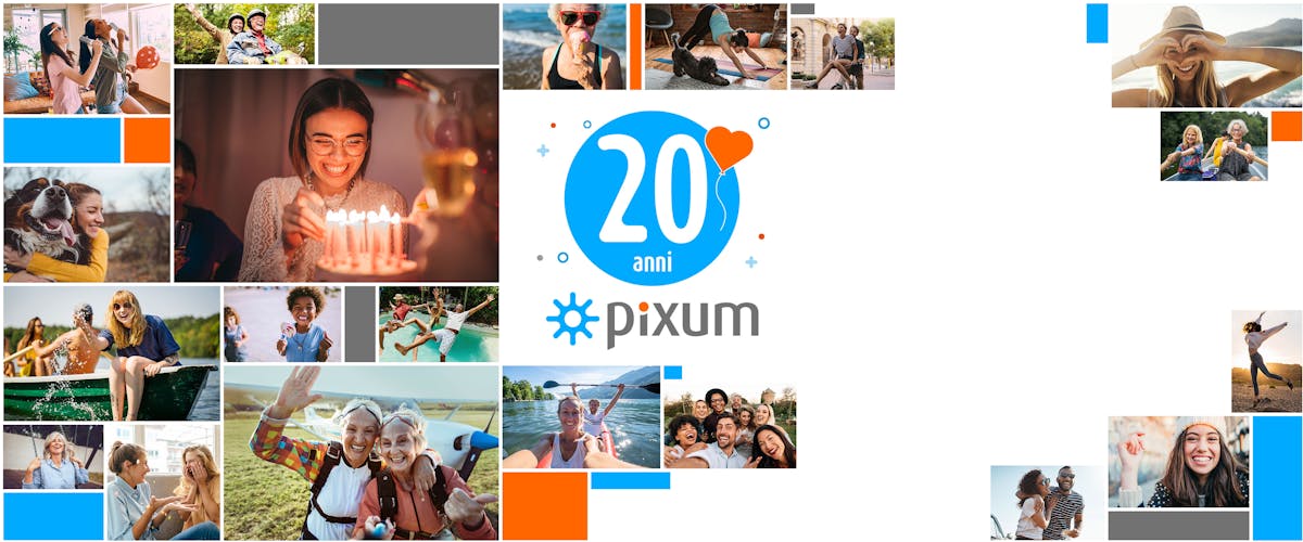 20 anni di Pixum: Festeggiamo l'amore per le foto!