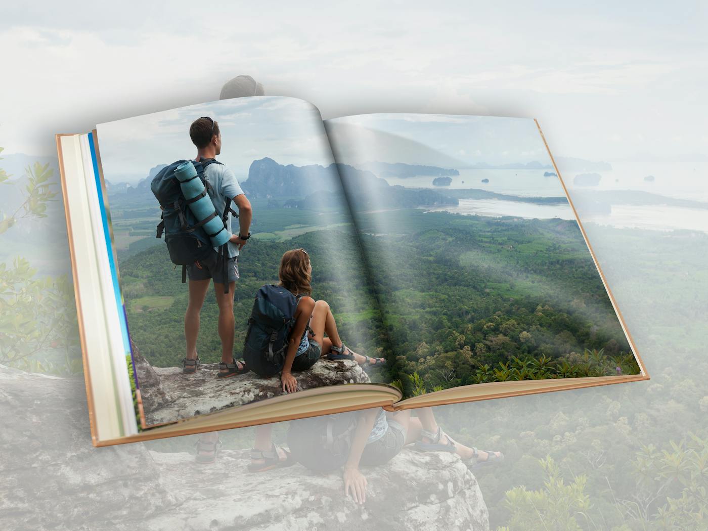 Leg reisherinneringen vast in een fotoboek