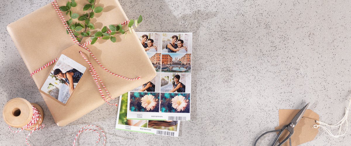 Photo Stickers for Gift Wrapping