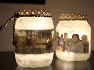 Schimmerndes Fotolicht: DIY-Anleitung