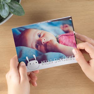 Turn your baby album into an ultrasound book. Add little captions