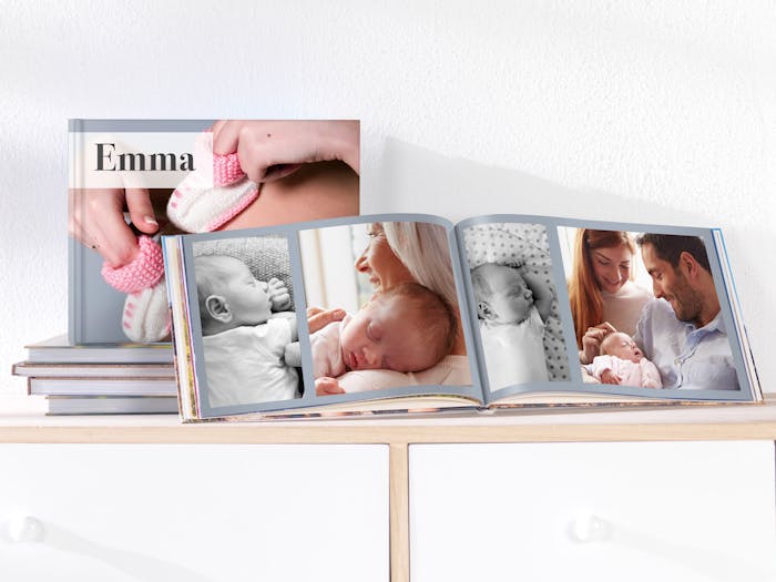 Álbum de bebé de primer año personalizado, primer libro de bebé