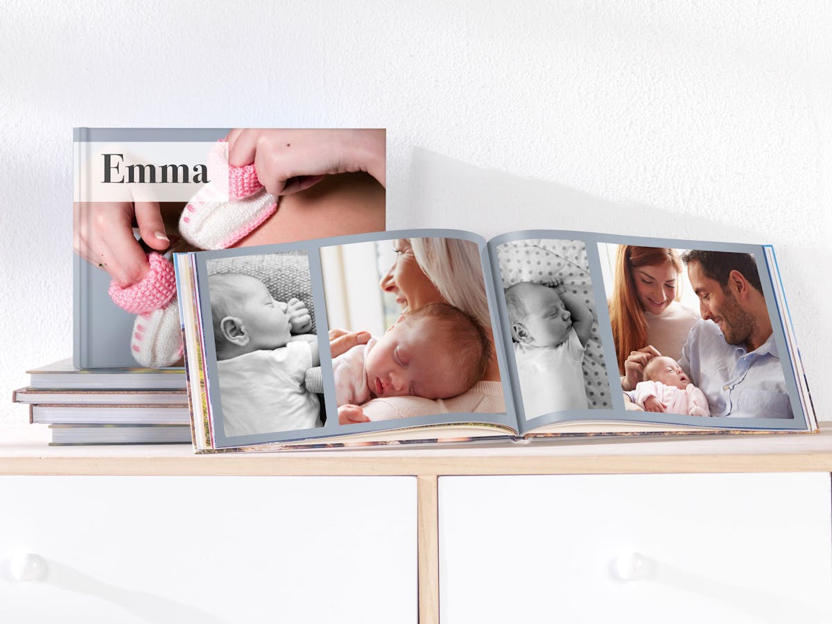 Baby-Fotoalbum online gestalten bei pixum.de