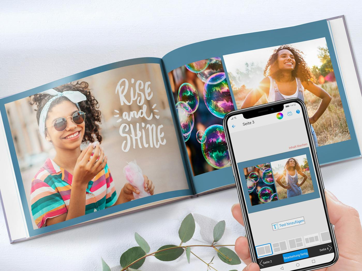 Een Pixum Fotoboek op je smartphone of tablet maken