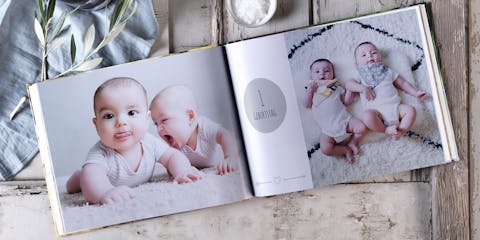 Album photo bébé : livre photo de naissance en ligne