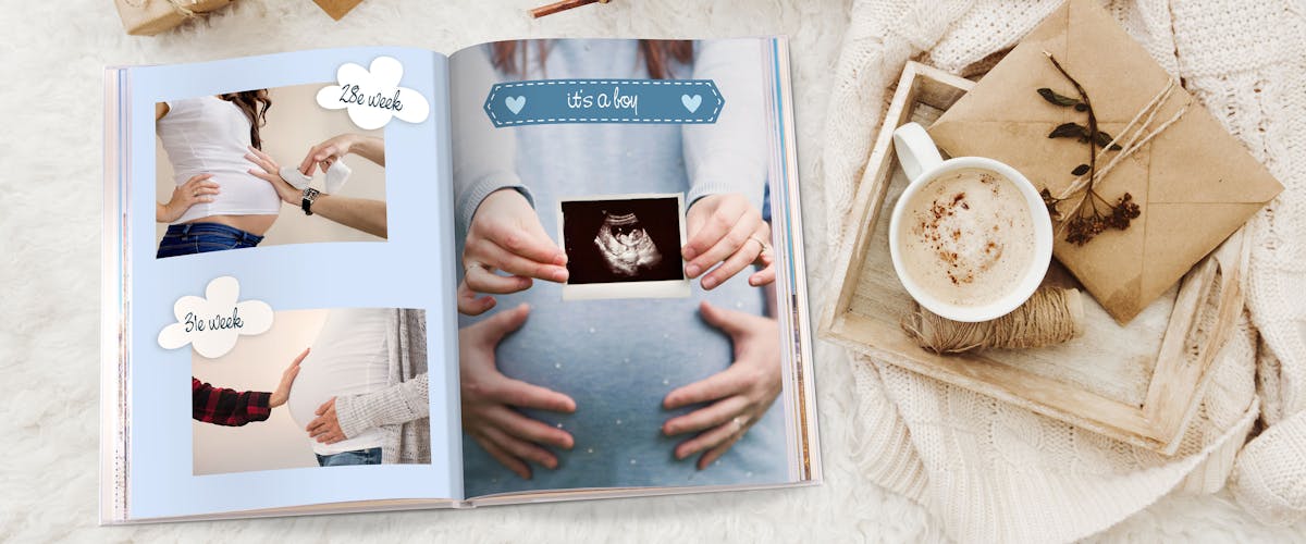 Zwangerschap fotoboek maken