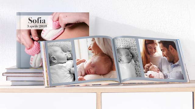Album fotografico personalizzato - Bambini - Nascita - di