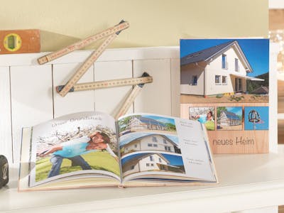 Record all steps of fulfilling your dream in a photo book about the house construction