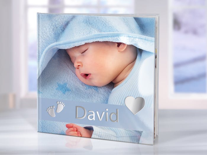 Baby album book, sew baby photo album - lucky book 