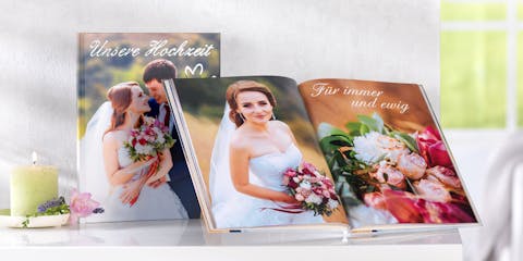 G�stebuch zur Hochzeit mit Fotos ausstatten