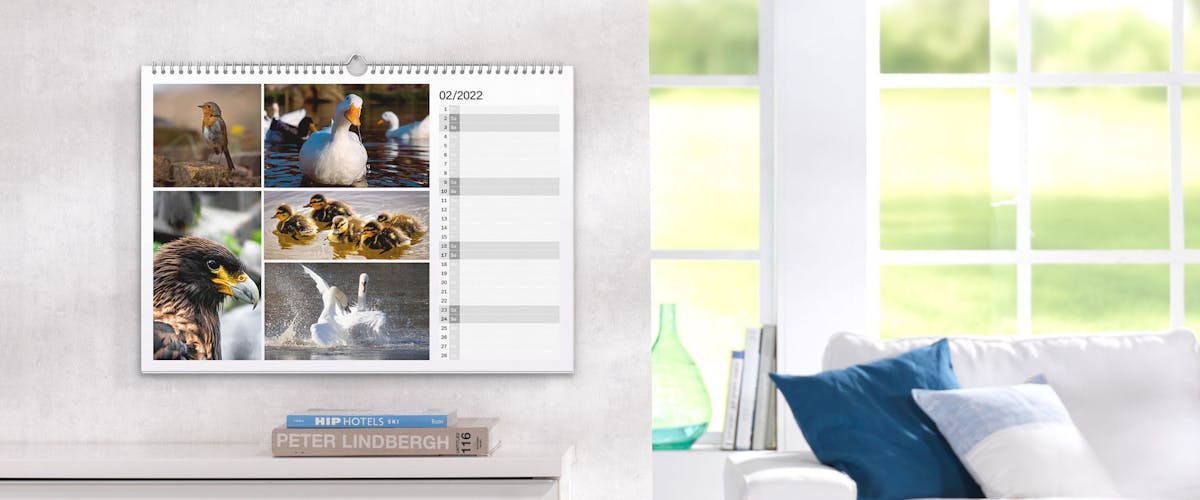 Selbst gestalteter Tierkalender