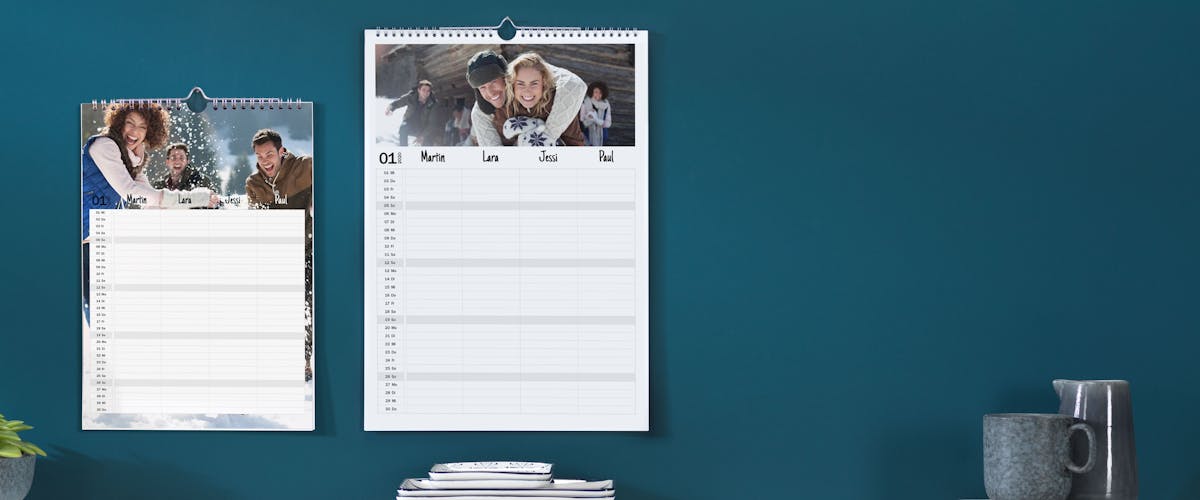 Lav din egen familiekalender