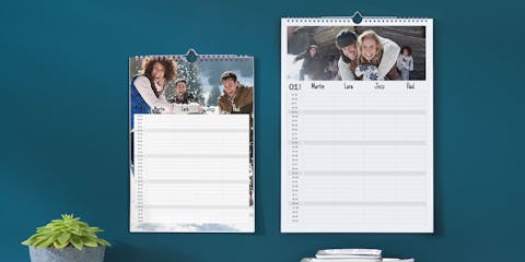 Pratico e originale: Calendario di famiglia personalizzato