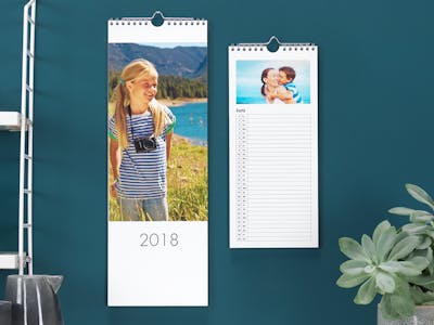 Kchenkalender mit Familienfotos