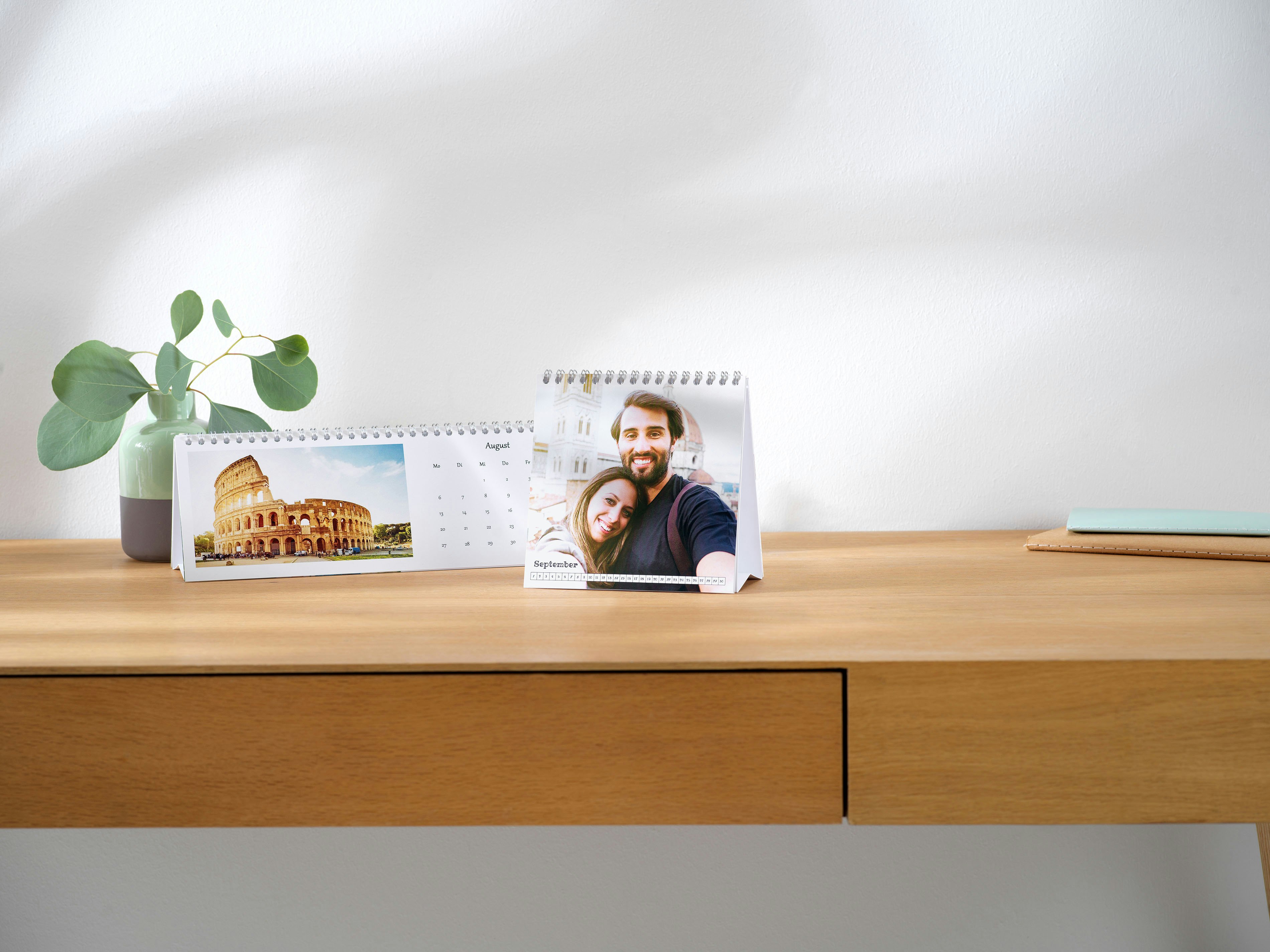 Tischkalender selbst gestalten - ohne Kalendarium Pixum