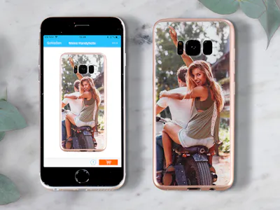 Ob direkt online oder per App - so gestalten Sie Ihre Handyh�lle Schritt f�r Schritt