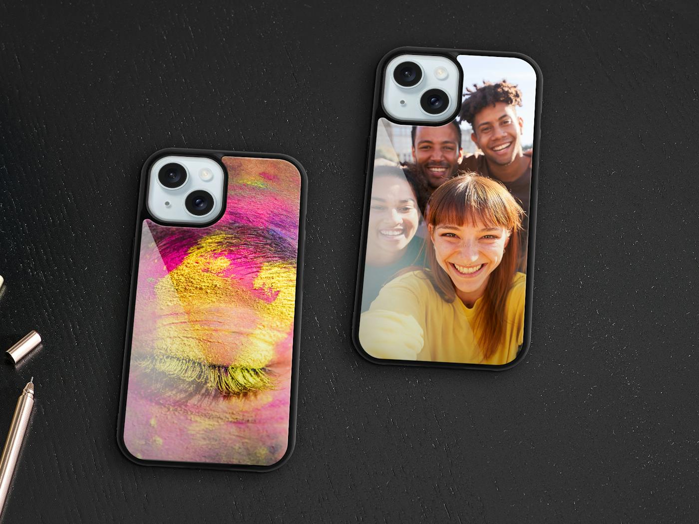 Glas Case - strahlende Bildqualität auf der Handyhülle