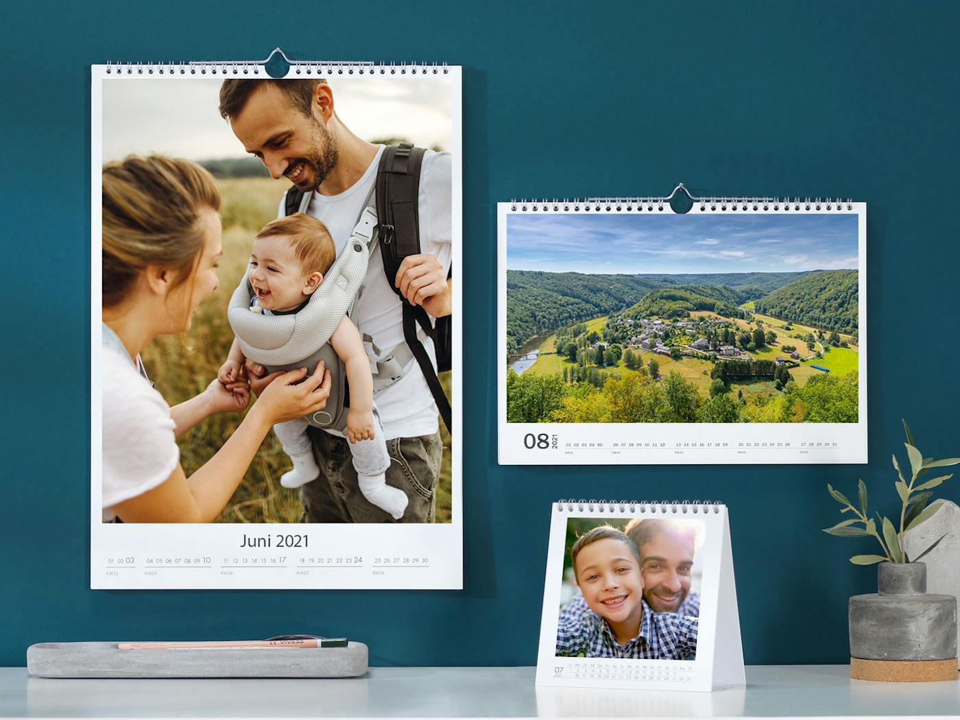 Stap-voor-stap uitleg voor het personaliseren van je kalender met sjablonen en designs