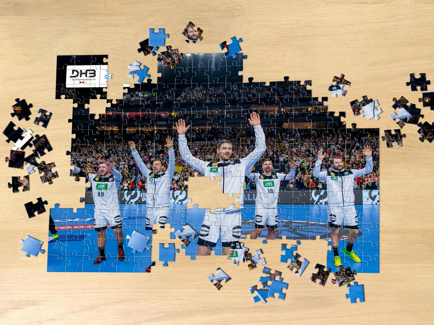DHB Puzzle - Handball-Highlights festgehalten