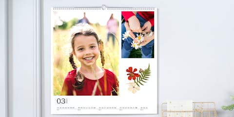 Crea tu calendario con collages de forma creativa
