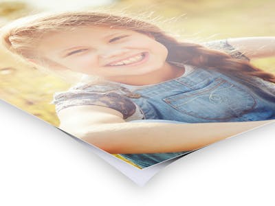 Klebefolie mit einem Bild von einem M�dchen.