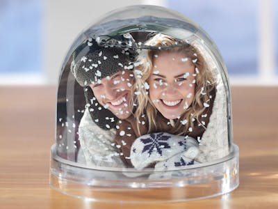 ≫ Bola de Nieve con Foto personalizada ❤️ - Transparent Gift