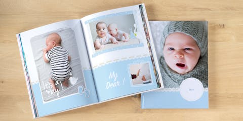 Create a Custom Baby Photo Book 