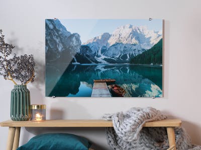 A large Acrylic Print matches with the size of the furniture in the room
