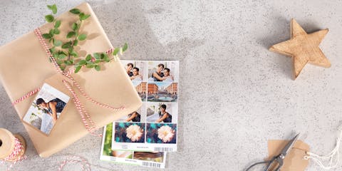 Einfacher Foto-Geschenkanh�nger mit Stickern