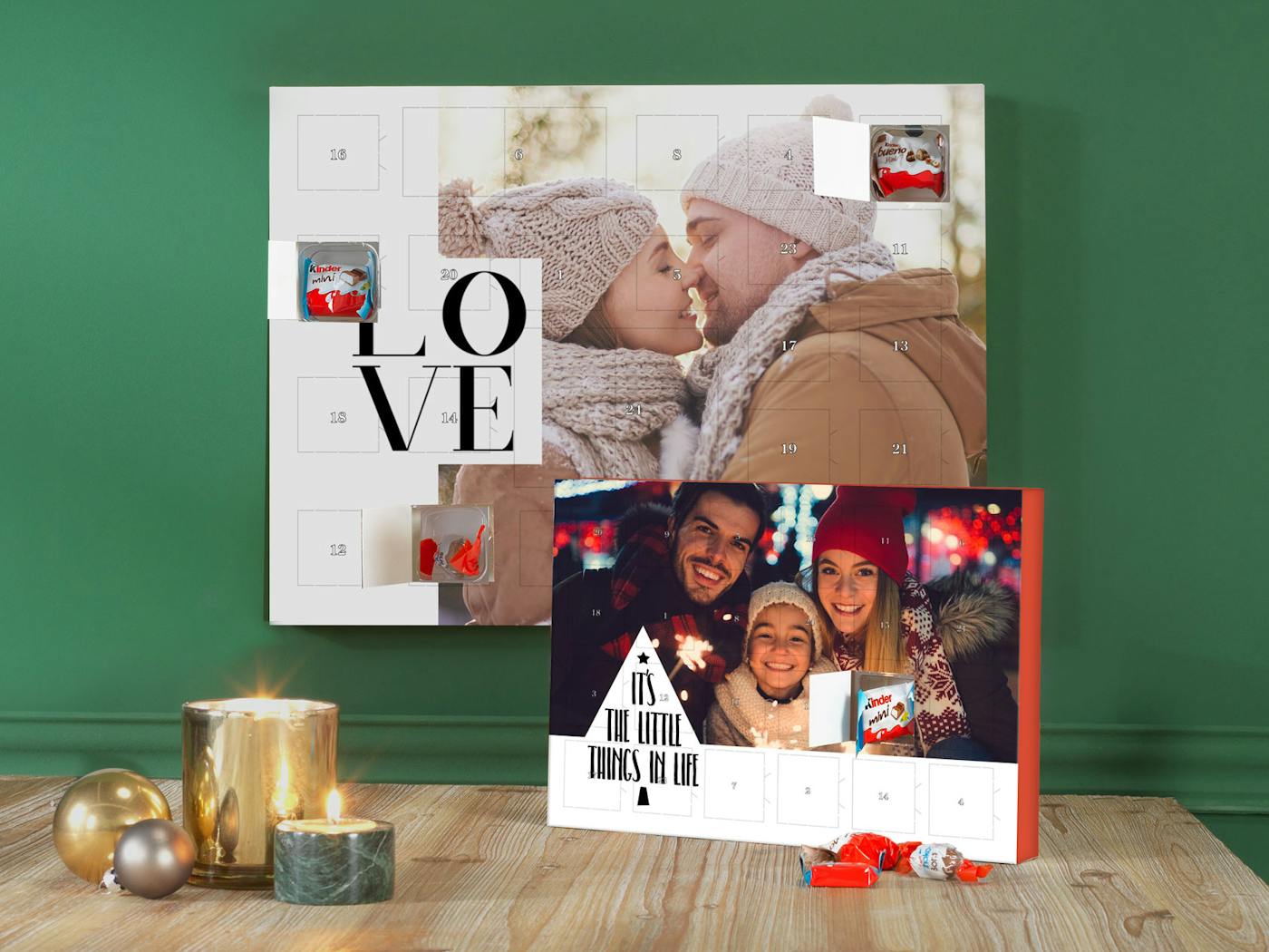 Calendrier de l'Avent personnalisé kinder® | Pixum