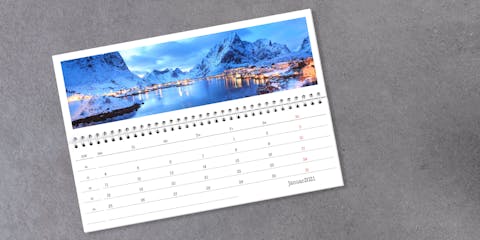 Formatos de calendarios de mesa con fotos para todos los gustos