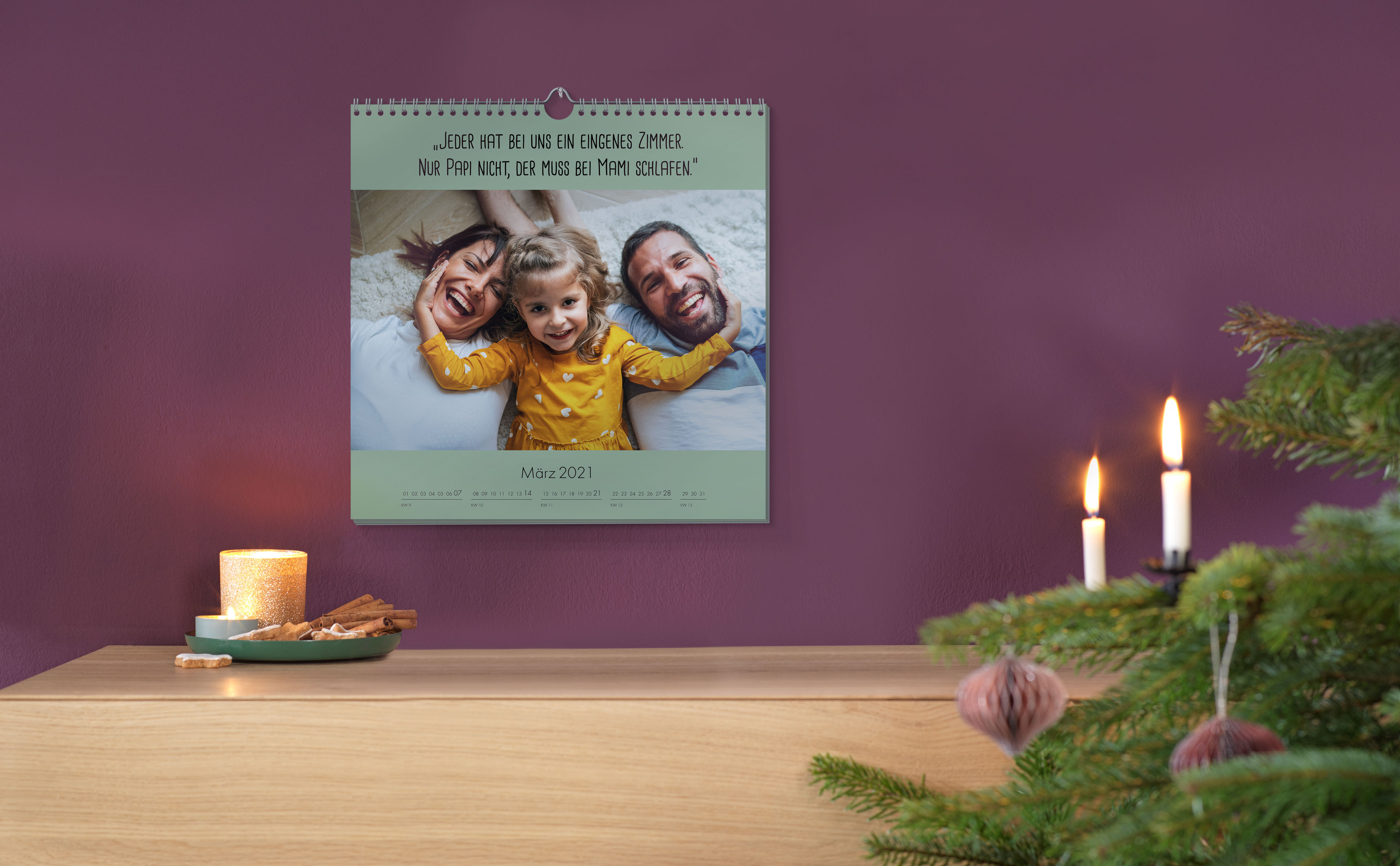 Familienkalender erstellen mit eigenen Fotos Pixum