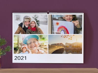 Fotokalender mit Collage