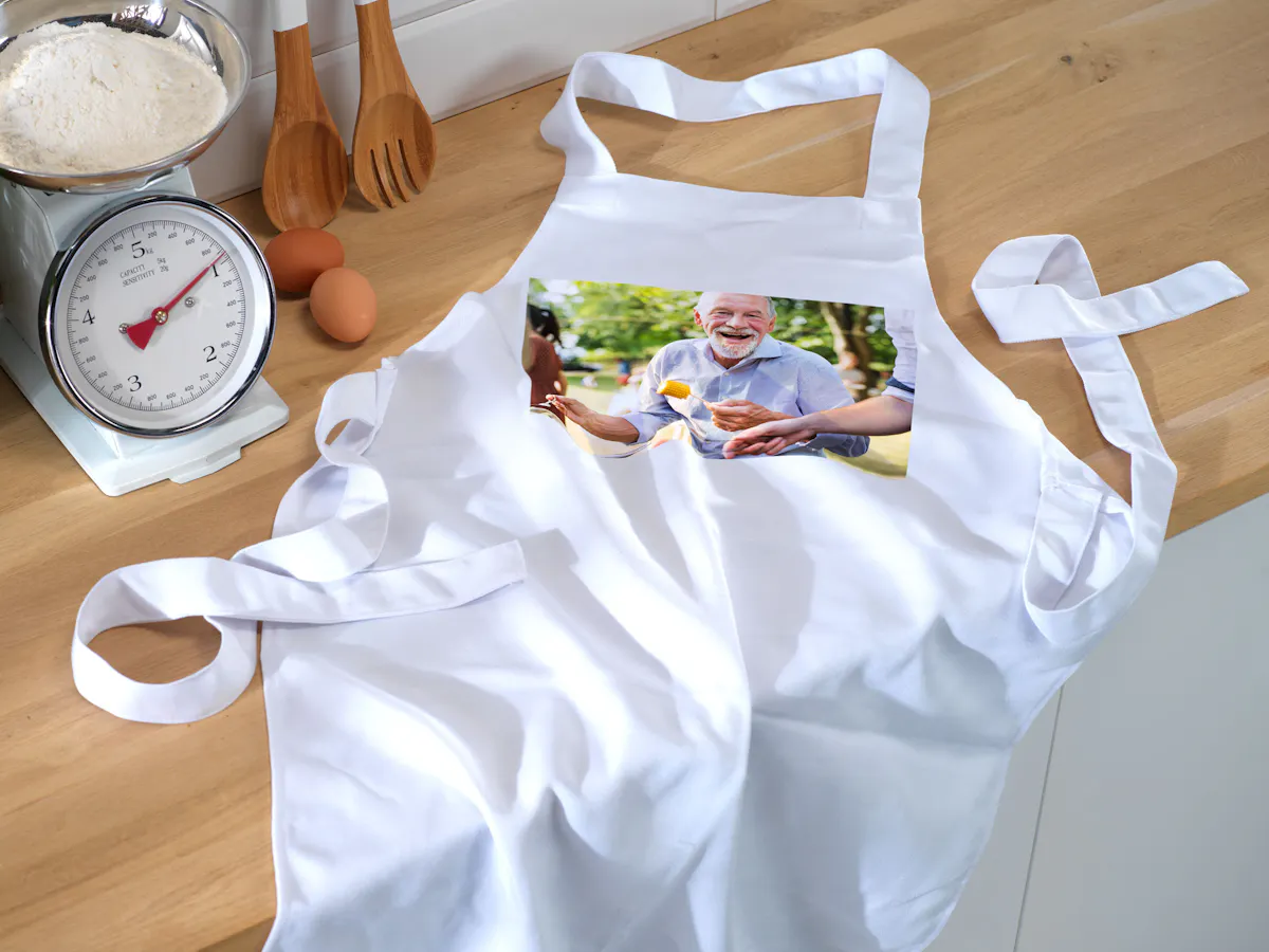 Kochschürze mit Foto