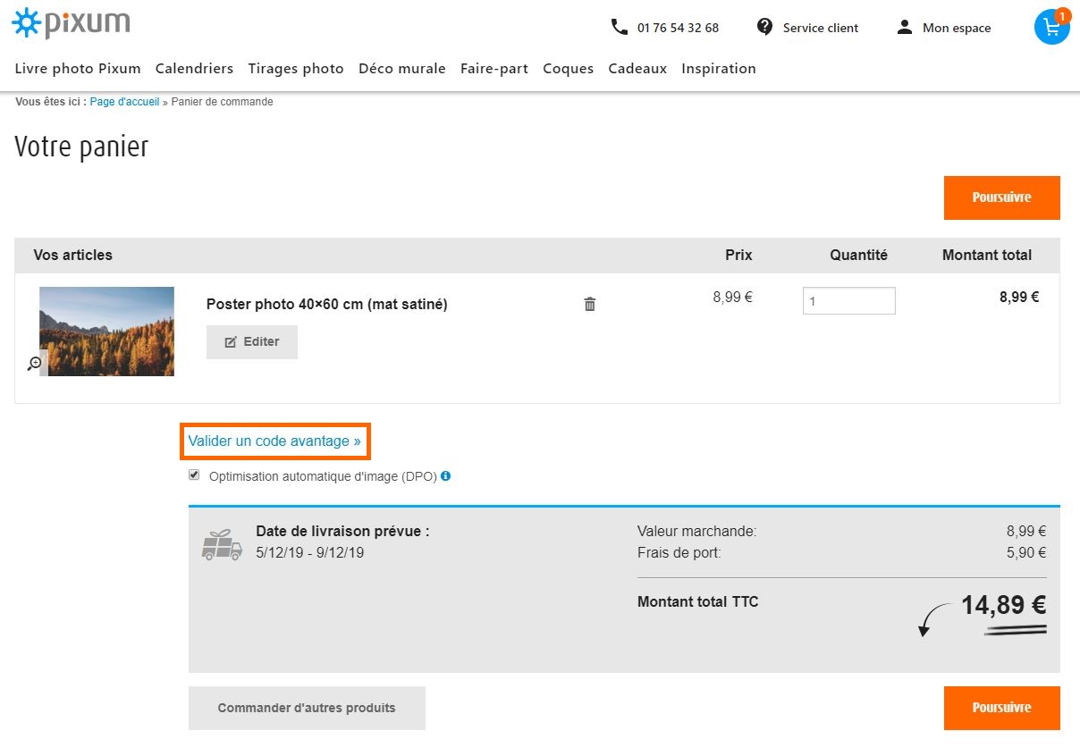 code de reduction la poste recommandé en ligne